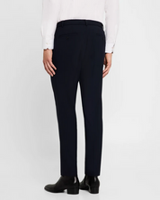 Hugo Boss Mens Slim Fit Genius Wool Dress Pants Blue 30 x 30