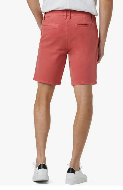 Joe's Jeans Brixton Slim Fit 9 Inch Cotton Shorts Red 38