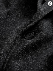 John Varvatos Mens Greenville Double Knit Jacket Black Large