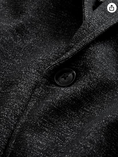 John Varvatos Mens Greenville Double Knit Jacket Black Large