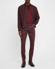 John Varvatos Men's Slim Fit Coated Denim Jeans Red 31 x 32