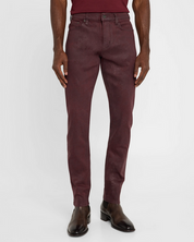 John Varvatos Men's Slim Fit Coated Denim Jeans Red 29 x 32