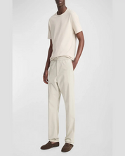 Vince Mens Relaxed Fit Casual Beach Pants Medium Beige Solid