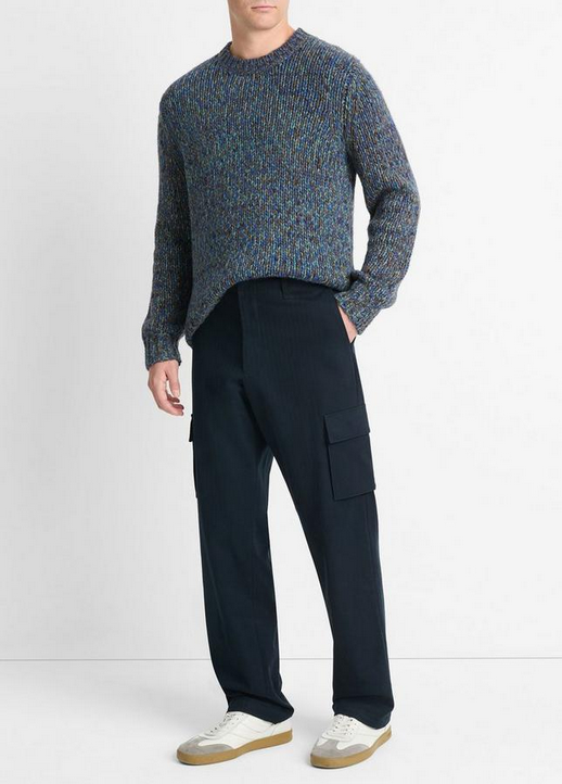 Vince Mens Straight fit Cargo Pants 38 / 32 Coastal Dark Blue