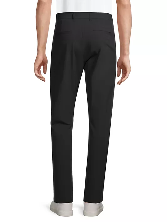 Vince Men's Dobby Chino Pants Black 36 x 32