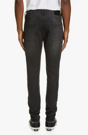 Purple Brand Mens Slim Fit Jeans 28 x 32 Black