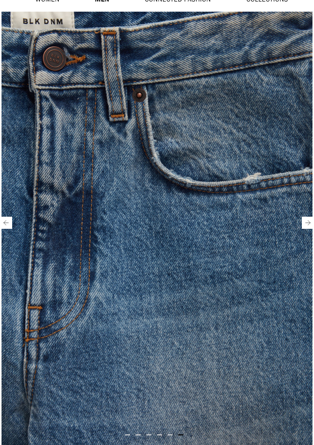 Blk Dnm Mens Relaxed Fit Jeans Denim Pants 29 x 32 Blue