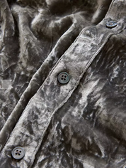 John Varvatos Mens Vigo Slim Fit Long Sleeve Button Up Shirt Large Grey