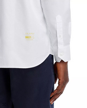 Joshua Sanders Mens Oxford Pixel Button Up Shirt White Small