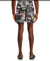 Purple Brand Mens Drawstring Shorts 5.75" Inseam Black Green Small