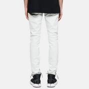 Purple Brand Mens Slim Fit Distressed Jeans Light Blue 33