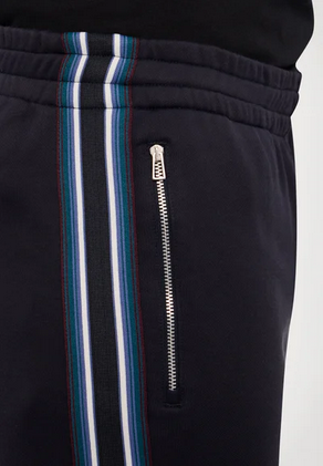 Ps Paul Smith Mens Stripe Trim Sweatpants Blue Small