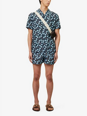 Orlebar Brown Setter Mens Daisy Printed 4.5" Swim Trunks Blue 38