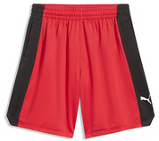 PUMA Mens Regular fit Basketball Shorts XXL 10 Inseam Red Solid Moisture Wicking