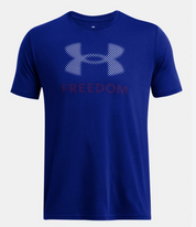 Under Armour Men Relaxed fit Short Sleeve T-Shirt Shirt XXXL Blue Solid