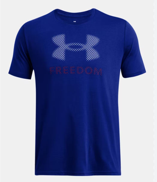 Under Armour Men Relaxed fit Short Sleeve T-Shirt Shirt XXXL Blue Solid