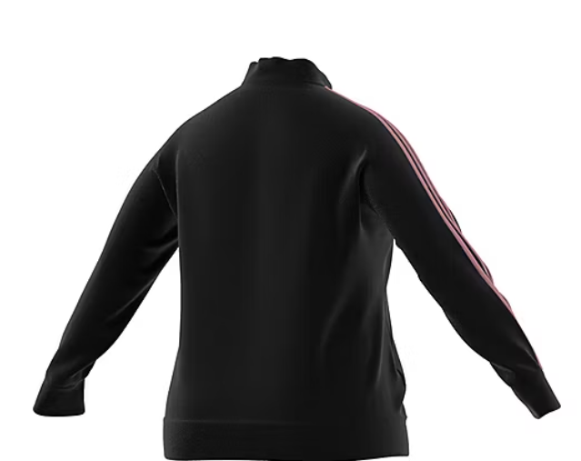 Adidas Womens Track Jacket Coat 1X Black