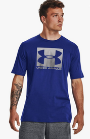 Under Armour Men Regular fit Short Sleeve T-Shirt Shirt Large Blue Solid