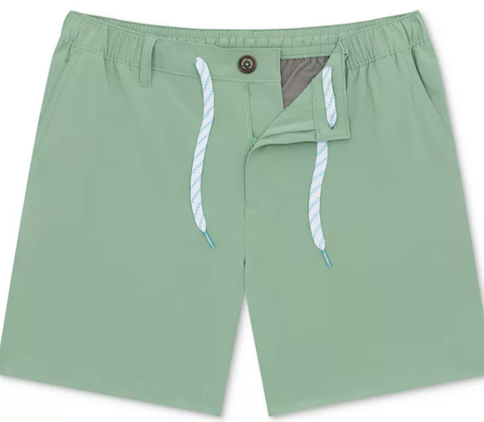 Chubbies Mens Athletic fit Athletic Shorts Large Green Solid Quick Dry