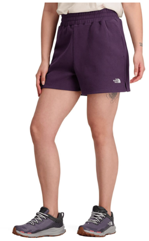 The North Face Women  fit Athletic Shorts Large Purple Solid