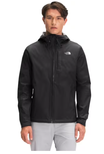 The North Face Mens Alta Vista Jacket Hooded Coat Black Small