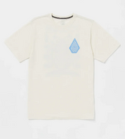 Volcom Mens Regular fit Short Sleeve T-Shirt Shirt XXL Beige Solid