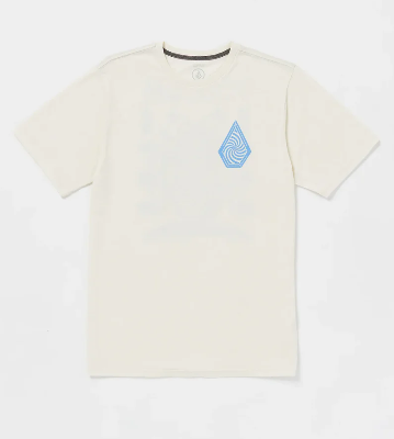 Volcom Mens Regular fit Short Sleeve T-Shirt Shirt XXL Beige Solid