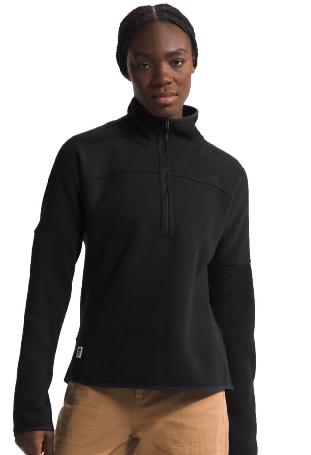 The North Face Womens Jacket Sweatshirt Medium Black Solid