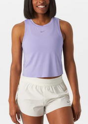 Nike Women  fit Sleeveless Tank Top Shirt Small Purple Solid