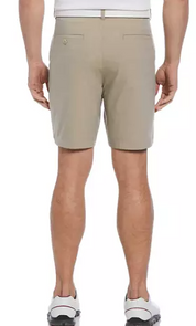 Pga Tour Mens Regular fit Golf shorts 42 Beige Solid
