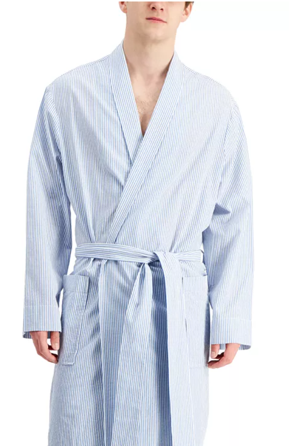 Club Room Mens fit Robe Small / Medium Blue