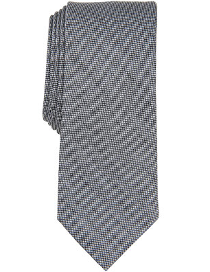 Bar III Mens  fit Tie Necktie One Size Grey