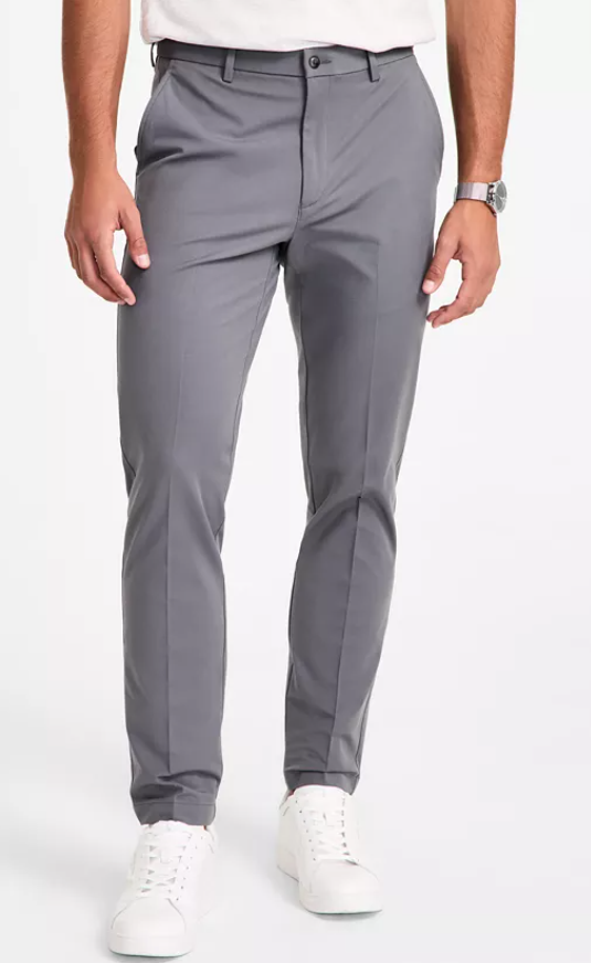 Michael Kors Mens Classic fit Dress Pants 42 / 30 Charcoal Grey Solid
