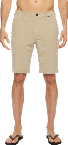 Hurley Mens  fit Chinos Shorts 36 Beige