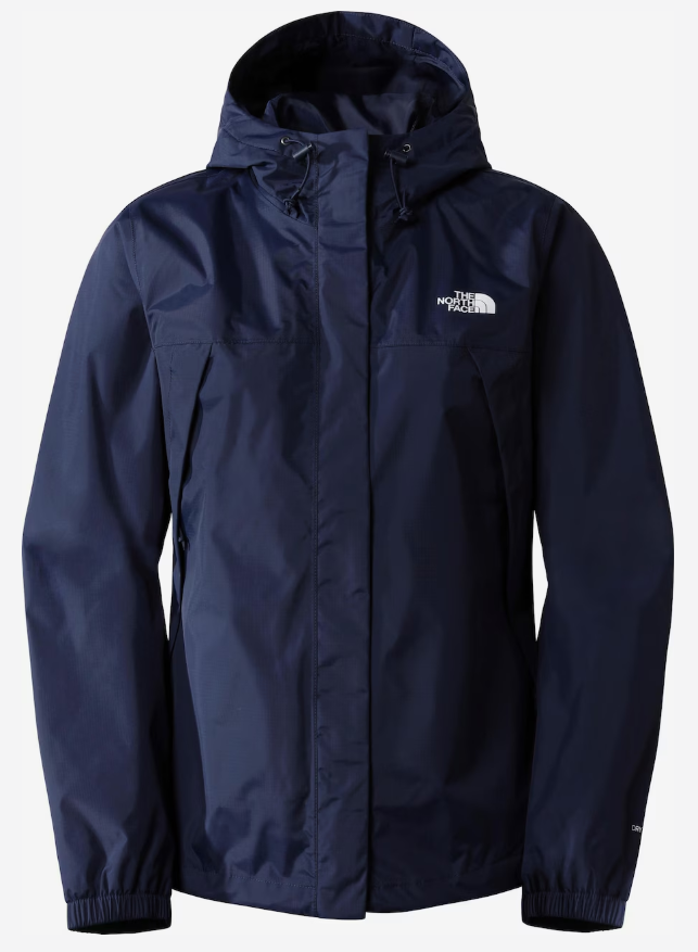 The North Face Womens Windbreaker Coat XS Blue Solid