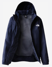 The North Face Womens Windbreaker Coat XS Blue Solid