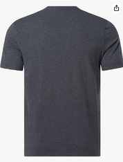 Reebok Mens  fit Short Sleeve T-Shirt Shirt XL Grey Solid