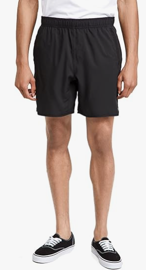 Rvca Mens Regular fit Athletic Shorts XXL Black Solid