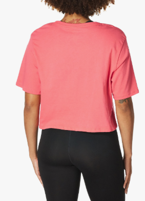 Puma Womens  fit Short Sleeve T-Shirt Shirt Small Pink Solid