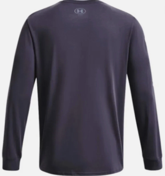 Under Armour Mens  fit Long Sleeve T-Shirt Shirt Medium Blue Solid