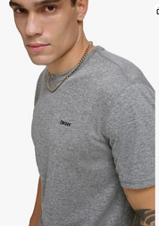 DKNY Mens Regular fit Short Sleeve T-Shirt Shirt XXL Grey