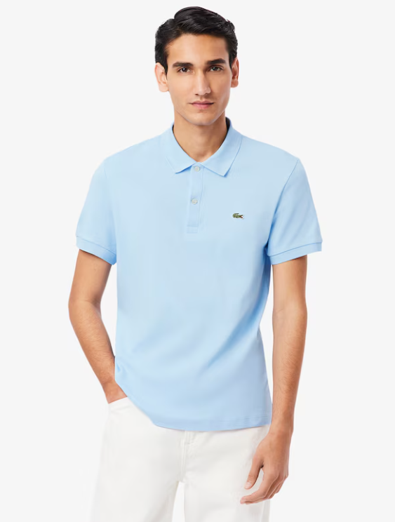 Lacoste Mens Regular fit Short Sleeve Polo Shirt XXXXL Blue Solid