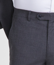 Tallia Mens Classic fit Dress Pants 38 / 30 Dark Grey Solid Stretch
