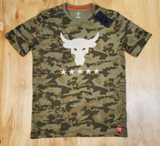 Under Armour Mens Loose fit Short Sleeve T-Shirt Shirt XL Green Camouflage