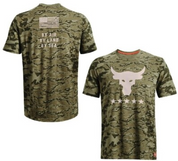 Under Armour Mens Loose fit Short Sleeve T-Shirt Shirt XL Green Camouflage