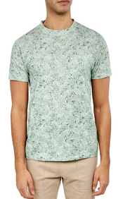 Brooklyn Brigade Mens Slim fit Short Sleeve T-Shirt Shirt Large Green Dot