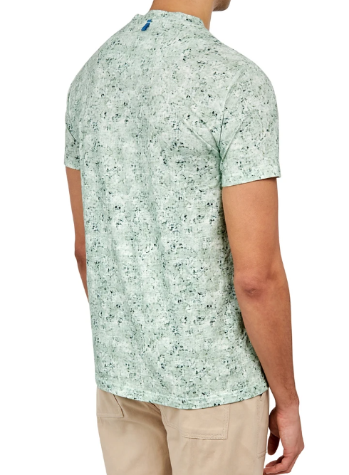 Brooklyn Brigade Mens Slim fit Short Sleeve T-Shirt Shirt Large Green Dot