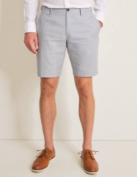 Tommy Bahama Mens Classic fit Casual Shorts 38 Grey Solid