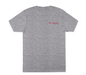 Columbia Mens Regular fit Short Sleeve Graphic T-Shirt Shirt XXL Grey Solid