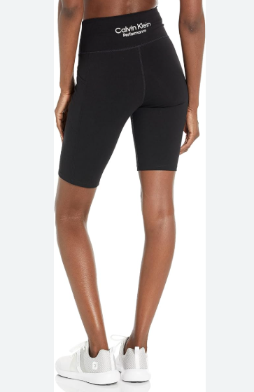 Calvin Klein Womens  fit Tights Shorts XS Black Solid